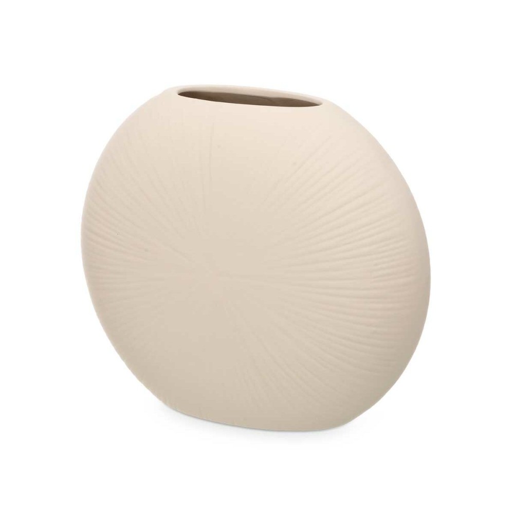 Vase Beige Ceramic 29 x 26 x 11 cm (4 Units) Circular