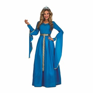 Costume for Adults My Other Me Blue Medieval Princess XL