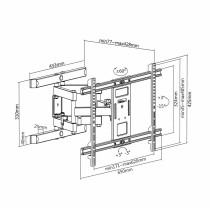 TV Mount MacLean MC-881 37" 80" 60 Kg