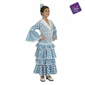 Costume for Children My Other Me 202950 Flamenco Dancer Turquoise