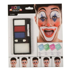 Set de Maquillage My Other Me Bleu Clown (24 x 20 cm)