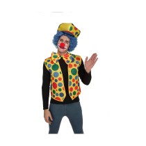 Costume for Adults My Other Me Male Clown One size Vest Bow tie