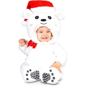 Déguisement pour Bébés My Other Me Blanc Ours Noël 7-12 Mois