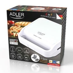 Machine à sandwich Adler AD 3070w Blanc