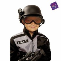 Casque Enfant My Other Me Noir Policier Swat 58 cm