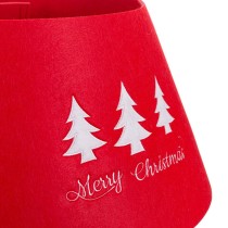 Christmas tree skirt 57 x 57 x 28 cm Red