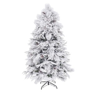 Sapin de Noël PVC Polyéthylène Ananas Enneigé 100 x 100 x 240 cm