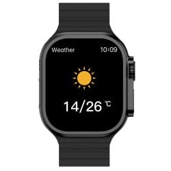 Smartwatch Media Tech MT872 Schwarz Silberfarben