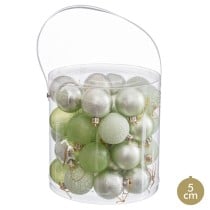 Christmas Baubles Green Plastic Ø 5 cm (40 Units)