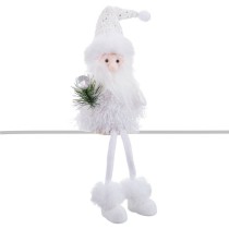 Christmas bauble White Father Christmas 14 x 13 x 43 cm