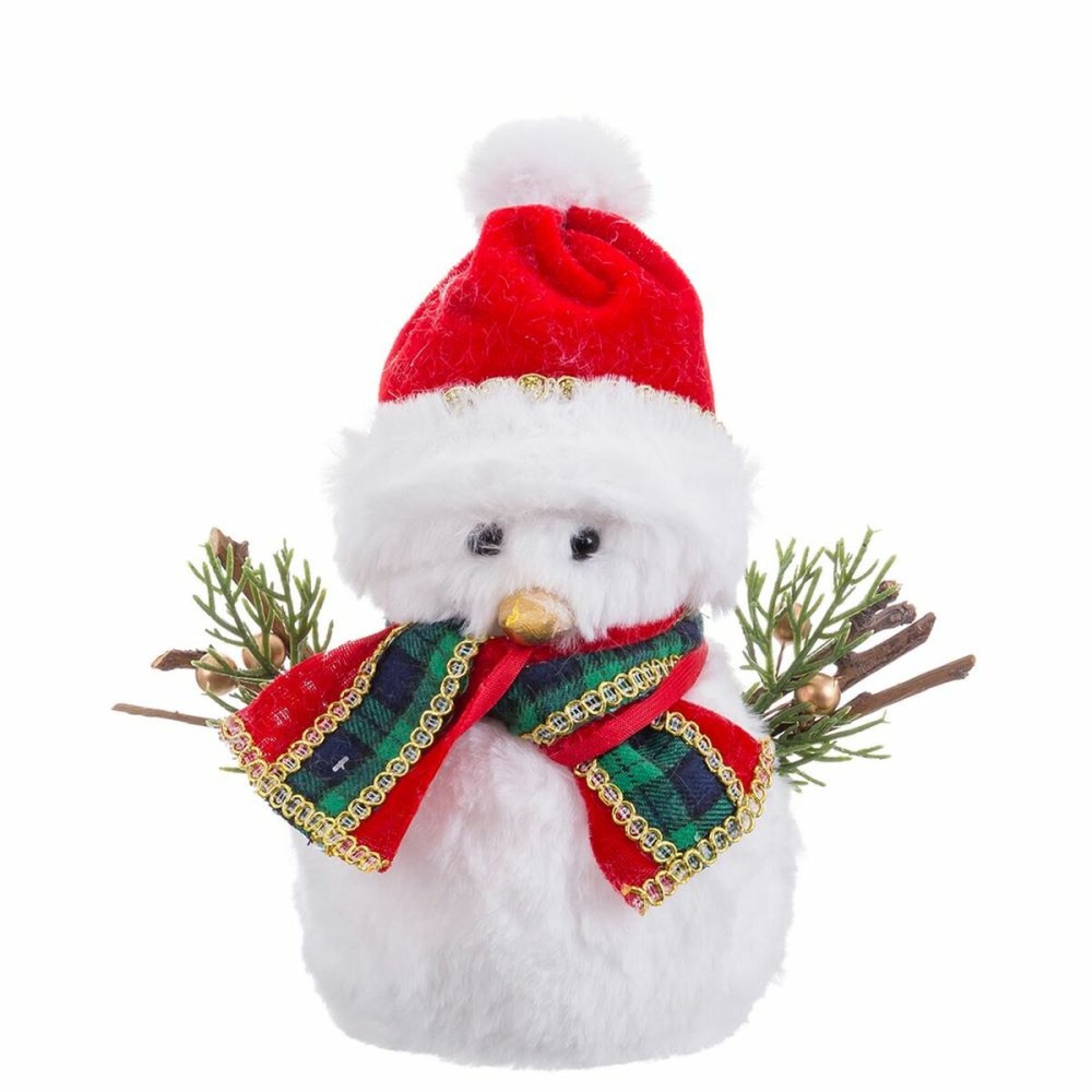 Décorations de Noël Multicouleur Bonhomme de Neige 16 x 9 x 19 cm