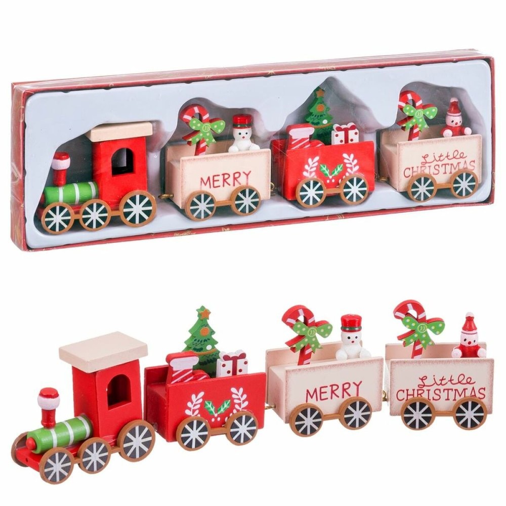 Christmas bauble Multicolour Train 24,5 x 6,5 x 3 cm