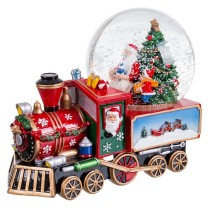 Décorations de Noël Multicouleur Train 21,5 x 12 x 17,5 cm