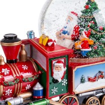 Décorations de Noël Multicouleur Train 21,5 x 12 x 17,5 cm