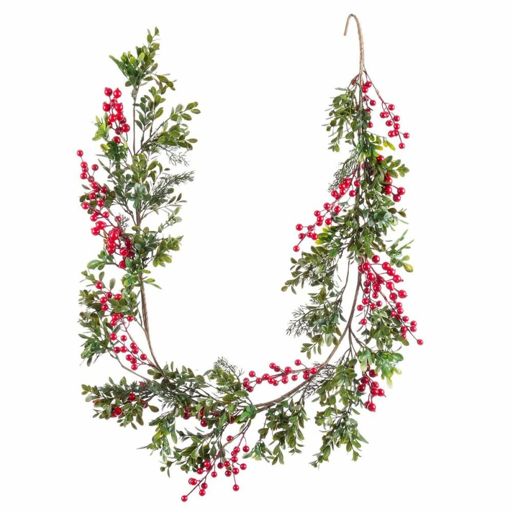 Christmas garland Red Green Plastic 150 x 8 x 8 cm