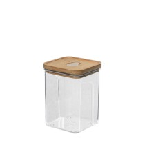 Boîte Alexandra House Living 81688 Transparent Acrylique Bambou Plastique Mélamine 1 L