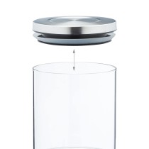 Boîte Alexandra House Living 82481 Transparent Acier inoxydable Verre 1,65 L