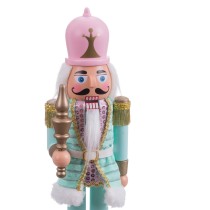 Christmas bauble Blue Pink Soldier 11 x 9 x 38 cm