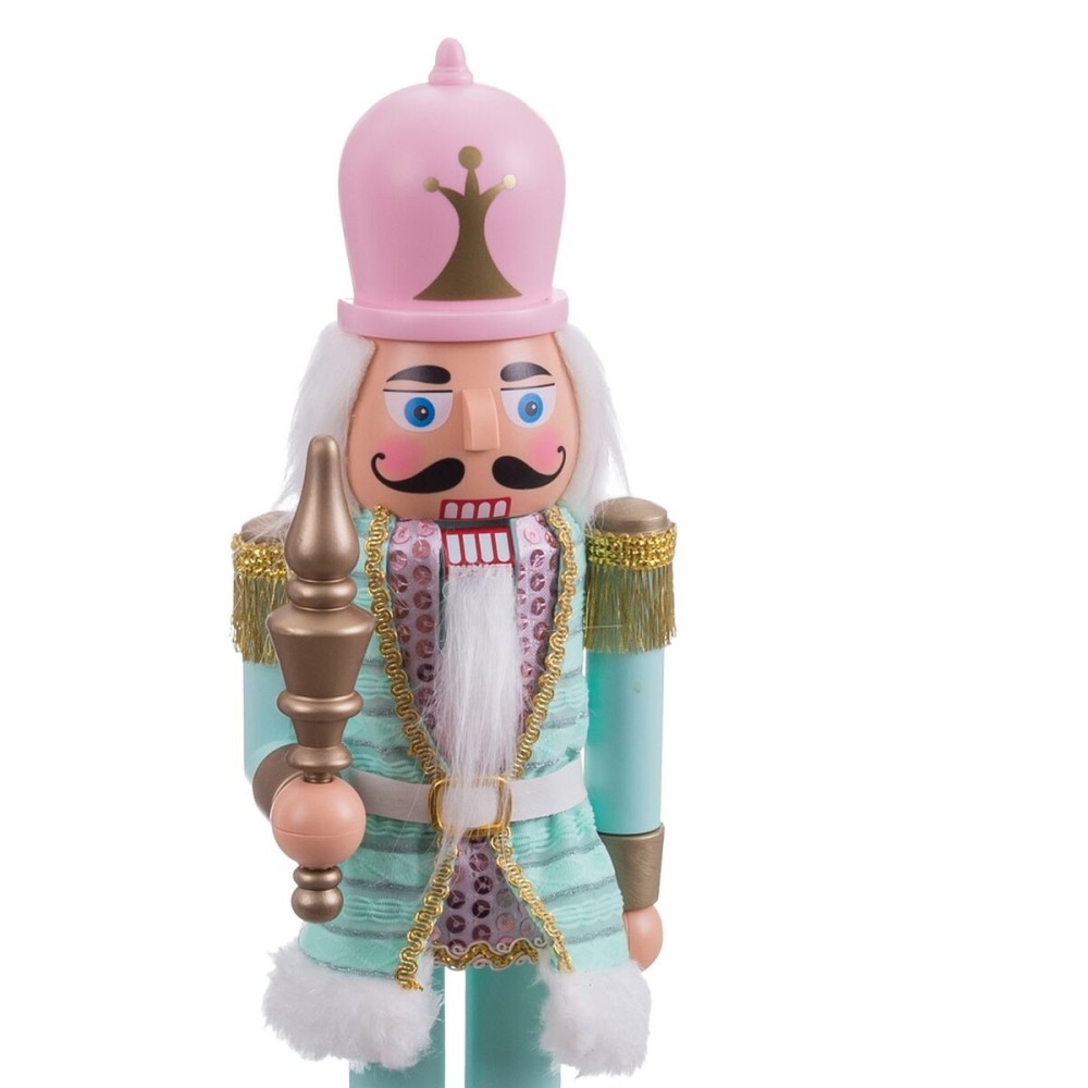 Christmas bauble Blue Pink Soldier 11 x 9 x 38 cm