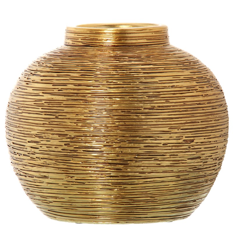 Vase Alexandra House Living Gold aus Keramik 29 x 28 x 28 cm