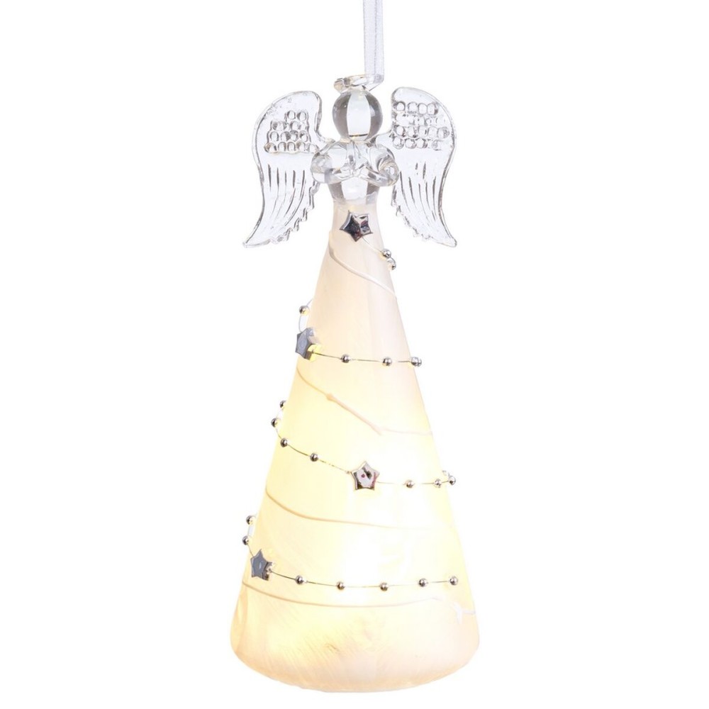 Christmas bauble Transparent Angel 7 x 7 x 17 cm