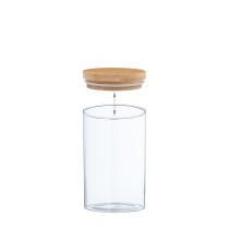 Boîte Alexandra House Living 82455 Transparent Bambou Verre 700 ml