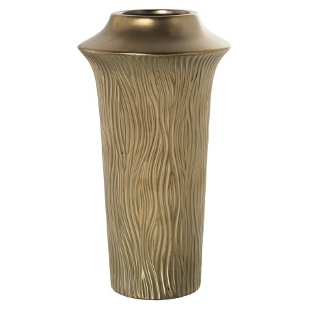 Vase Alexandra House Living Golden Ceramic 15 x 16 x 29 cm