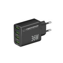 Wall Charger Esperanza EZC107K Black