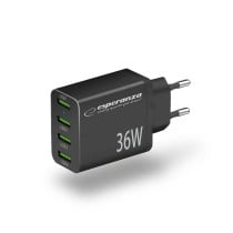 Wall Charger Esperanza EZC107K Black