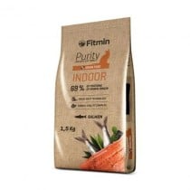 Aliments pour chat Fitmin Purity Indoor Poisson 1,5 Kg