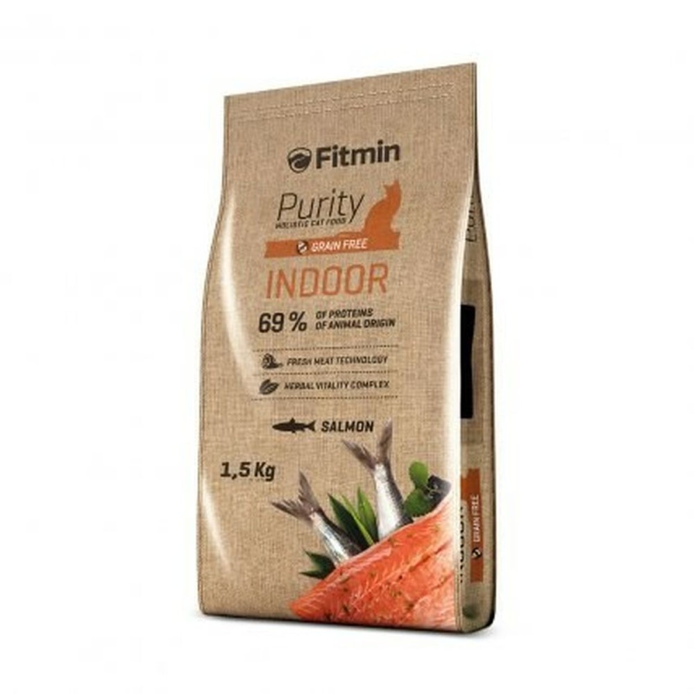 Aliments pour chat Fitmin Purity Indoor Poisson 1,5 Kg