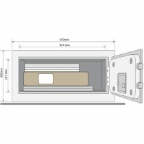 Safe Box with Electronic Lock Yale YLG/200/DB2 24 L 20 x 43 x 35 cm Black