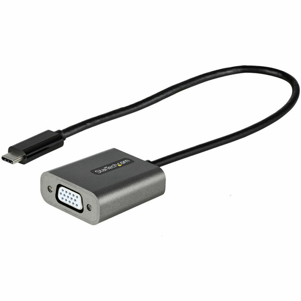 Câble USB C vers VGA Startech CDP2VGAEC Noir