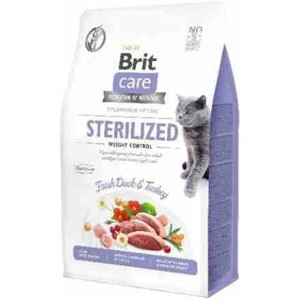 Katzenfutter Brit Care Grain-Free Sterilized Weight Control Erwachsener Truthahn Ente 400 g