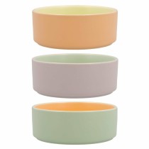 Bowl Quid Vitamina Bicoloured Ceramic 13 x 13 x 5,2 cm (6 Units)