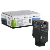 Toner Lexmark 74C20C0 Schwarz Türkis