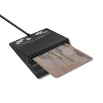 Lecteur de Cartes Qoltec 50636 Noir