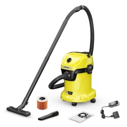 Aspirateur sans fil Kärcher 1.628-551.0 Jaune Noir 225 W