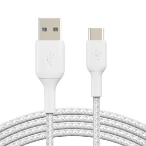 USB A zu USB-C-Kabel Belkin CAB002BT2MWH Weiß 2 m