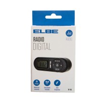 Portable Digital Radio ELBE RF-96 Black FM