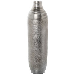 Floor vase Alexandra House Living Silver Ceramic 21 x 22 x 76 cm