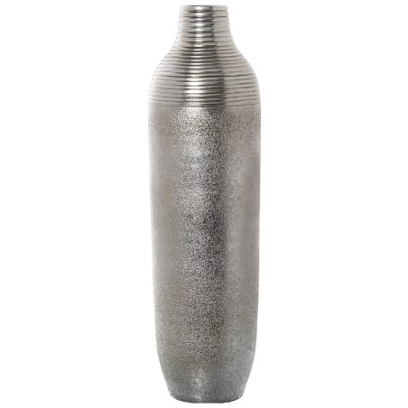 Floor vase Alexandra House Living Silver Ceramic 21 x 22 x 76 cm