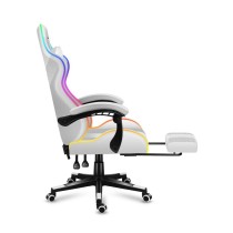 Chaise de jeu Huzaro FORCE 4.7 RGB Blanc