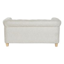 Sofa DKD Home Decor 151 x 82 x 70 cm natürlich Holz Braun Creme Vintage