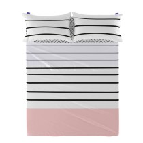 Drap HappyFriday Blanc Blush Multicouleur 260 x 270 cm