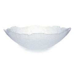 Bowl Vivalto Infinity Transparent Crystal 31 x 8,3 x 31 cm (4 Units)