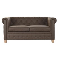 Sofa DKD Home Decor 151 x 82 x 70 cm Natural Wood Brown Vintage