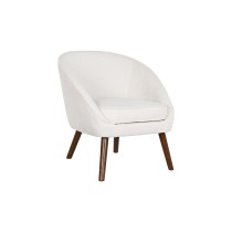 Siège DKD Home Decor Blanc Marron 74 x 69 x 79 cm 76 x 69 x 73 cm