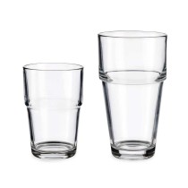 Set de Verres Vivalto S12176/BHA Transparent verre 260 ml 370 ml (4 Unités)