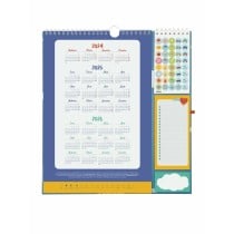 Wall calendar Finocam Family 2024-2025 21,5 x 32,5 cm